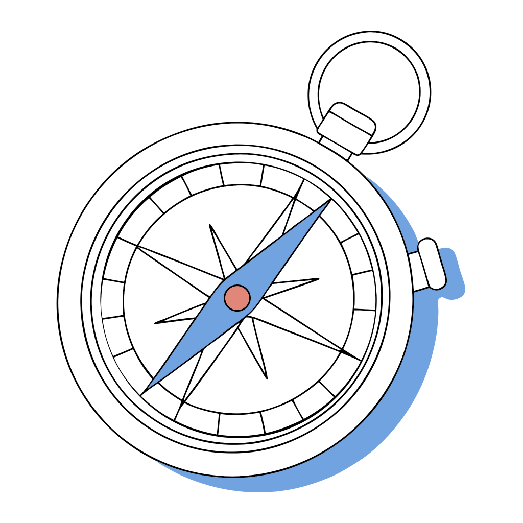 a-modern-and-clean-icon-that-combines-a-compass-wi 1 - Top Notch Customs Icon of a compass representing expert guidance in freight forwarding.
